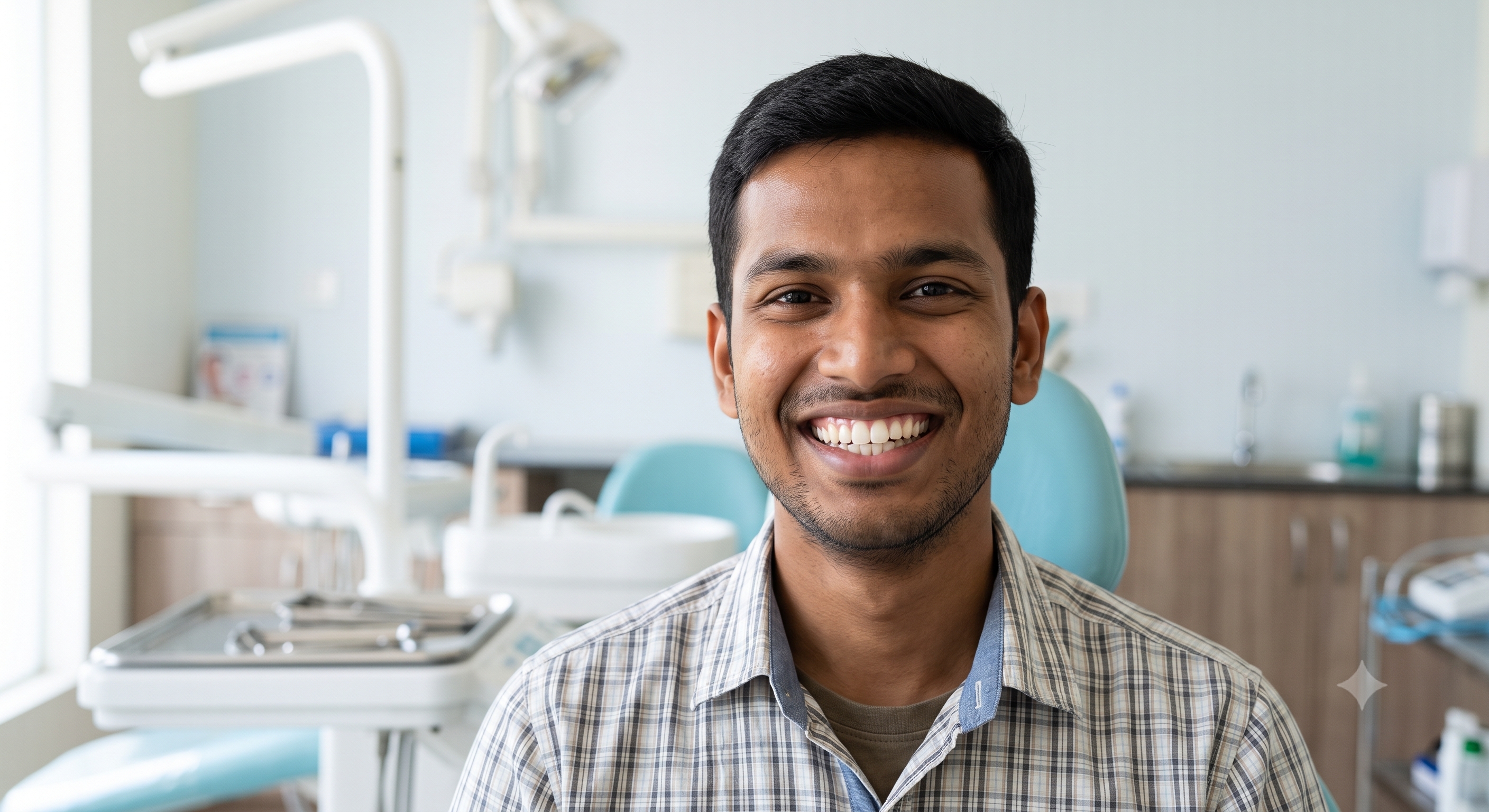 Happy patient at Anident Dental Clinic